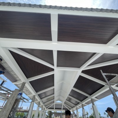 Công trình tường đại 2/9 - Tấm ốp 1 sóng CASA
