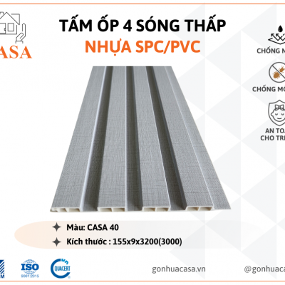 Tấm ốp 4 sóng CASA KS40