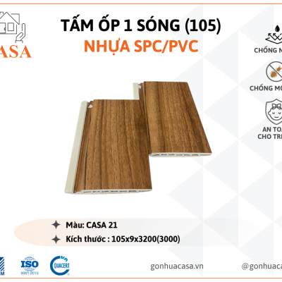 Tấm ốp 1 sóng (105) - CASA 21
