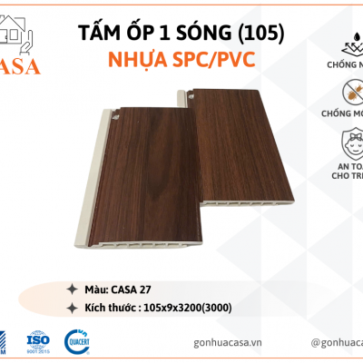 Tấm ốp 1 sóng (105) - CASA 27