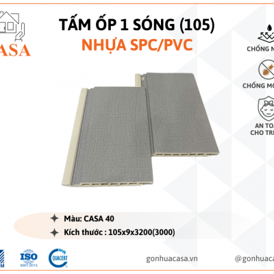 Tấm ốp 1 sóng (105) - CASA 40