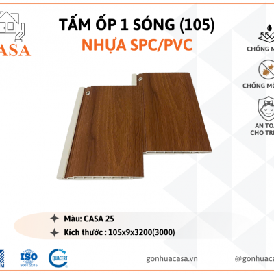 Tấm ốp 1 sóng (105) - CASA 25