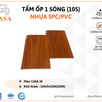Tấm ốp 1 sóng (105) - CASA 30