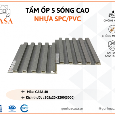 Tấm ốp 5 sóng cao - CASA 40