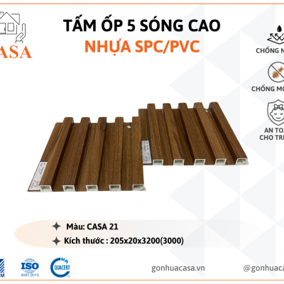 Tấm ốp 5 sóng cao - CASA 21