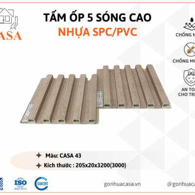 Tấm ốp 5 sóng cao - CASA 43