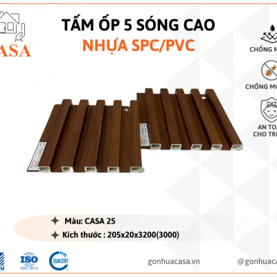 Tấm ốp 5 sóng cao - CASA 25