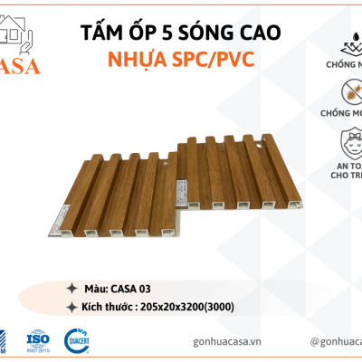 Tấm ốp 5 sóng cao - CASA 03