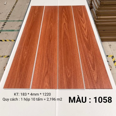 Sàn nhựa hèm khoá 4mm 1058
